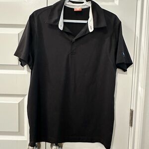 Puma Black Polo Shirt Classic Design - medium
